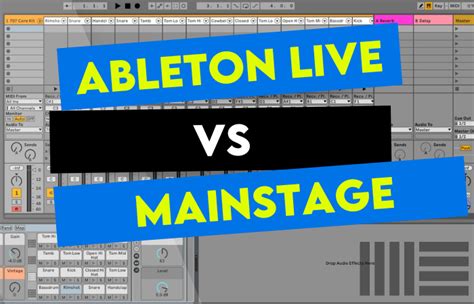 ableton live vs mainstage|best daw for live recording.